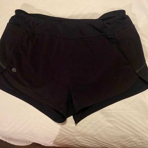 Super cute Athleta girl black sprinter shorts